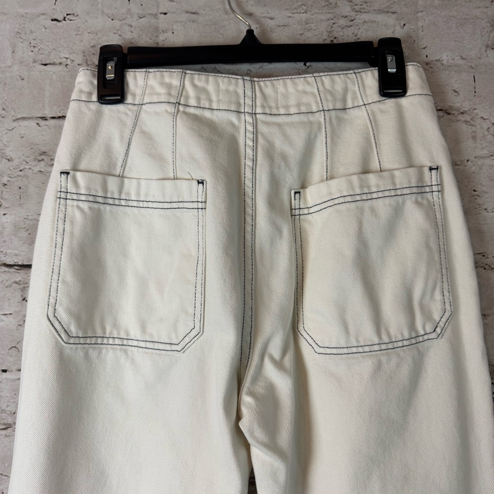Reformation Jeans Women's Eloise Size 29 Ivory High Rise Wide Leg Jean READ - Picture 14 of 16